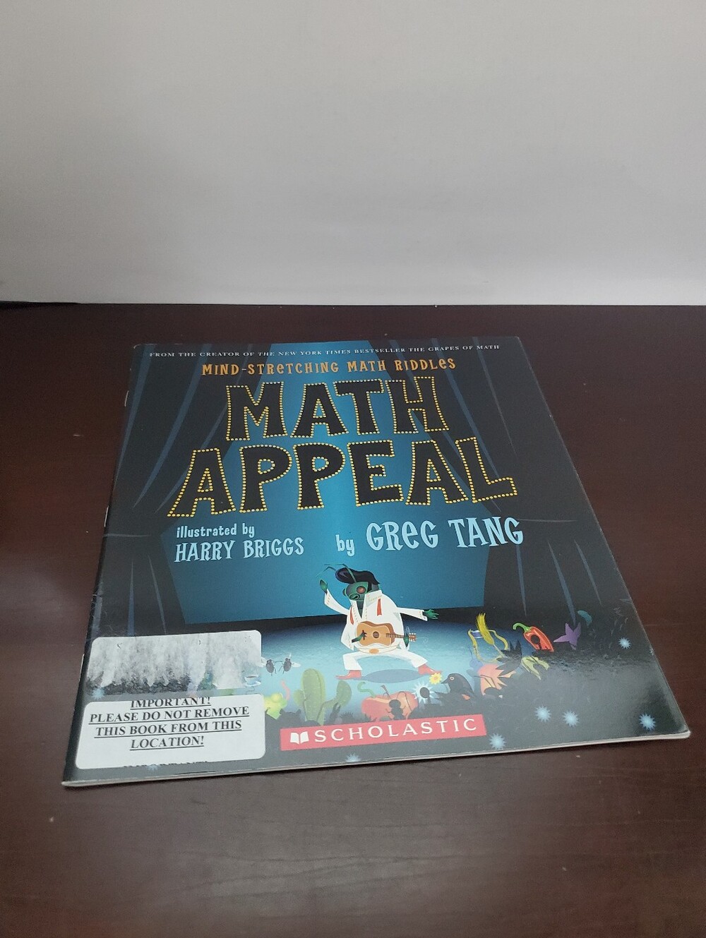 Mind Stretching Math Riddles Math Appeal — By Greg Tang Paperback Preowned